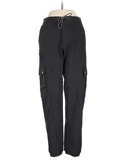 Pre-owned Zara Cargo Pants In Black