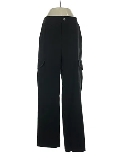 Pre-owned Zara Cargo Pants In Black