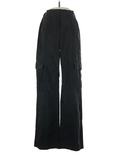 Pre-owned Zara Cargo Pants In Black
