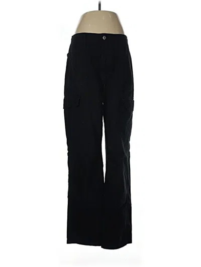 Pre-owned Zara Cargo Pants In Black