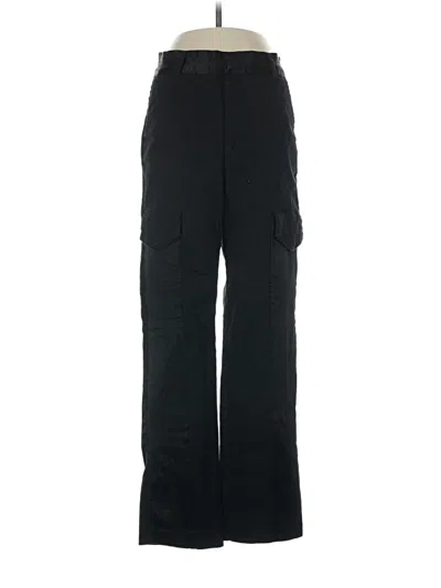 Pre-owned Zara Cargo Pants In Black