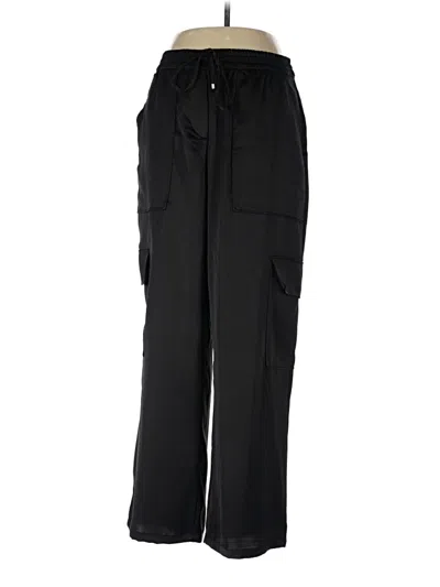 Pre-owned Zara Cargo Pants In Black