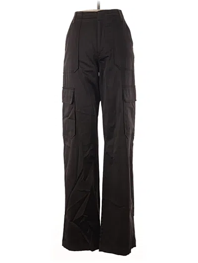 Pre-owned Zara Cargo Pants In Black