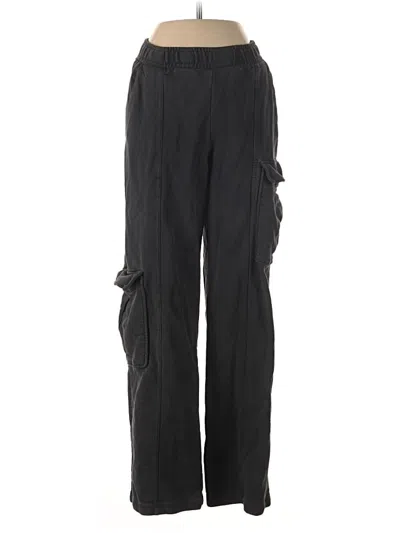 Pre-owned Zara Cargo Pants In Black