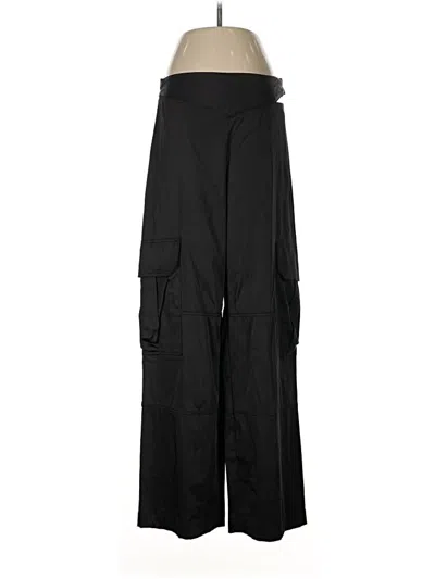 Pre-owned Zara Cargo Pants In Black