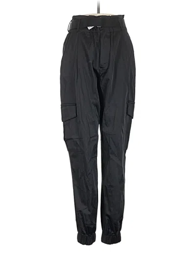 Pre-owned Zara Cargo Pants In Black