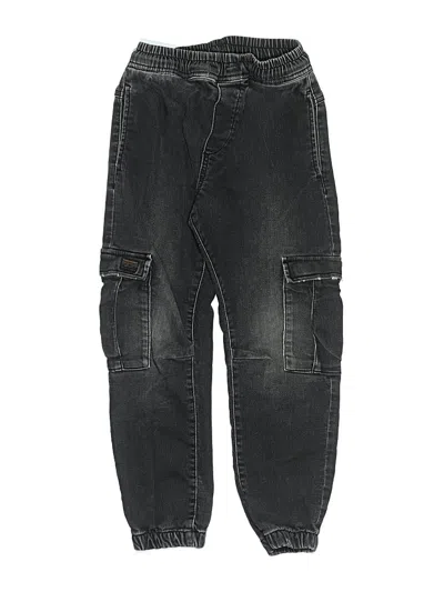 Pre-owned Zara Kids' Cargo Pants In Black
