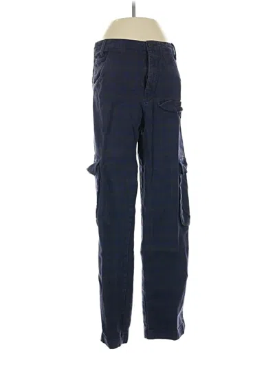 Pre-owned Zara Cargo Pants In Blue