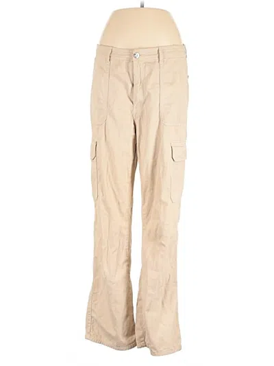 Pre-owned Zara Cargo Pants In Brown
