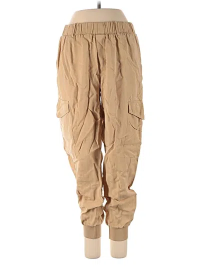 Pre-owned Zara Cargo Pants In Brown