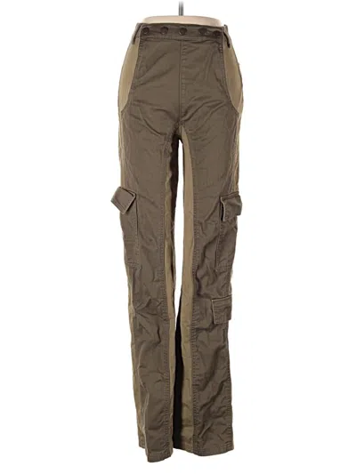 Pre-owned Zara Cargo Pants In Brown