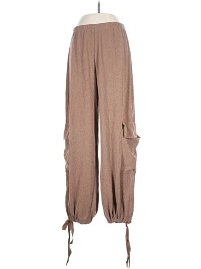 Pre-owned Zara Cargo Pants In Brown