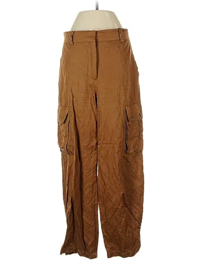 Pre-owned Zara Cargo Pants In Brown