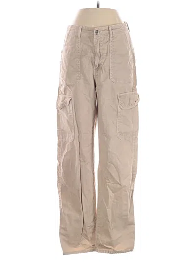 Pre-owned Zara Cargo Pants In Brown