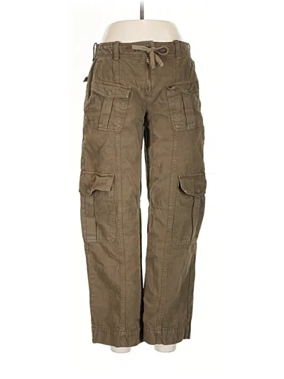 Pre-owned Zara Cargo Pants In Brown