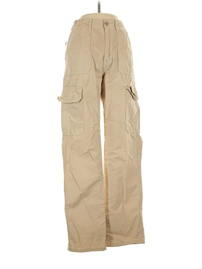 Pre-owned Zara Cargo Pants In Brown