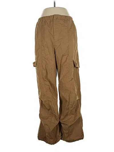Pre-owned Zara Cargo Pants In Brown