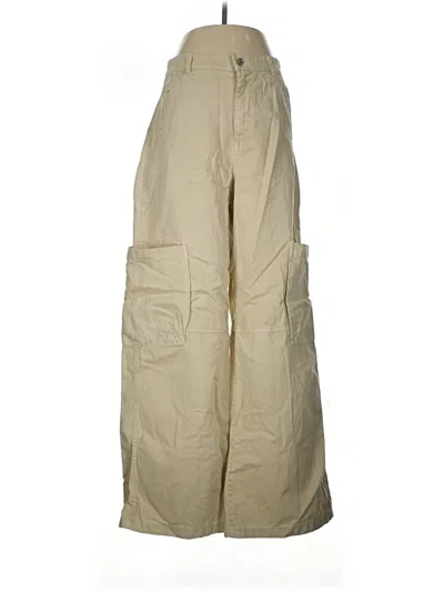 Pre-owned Zara Cargo Pants In Brown