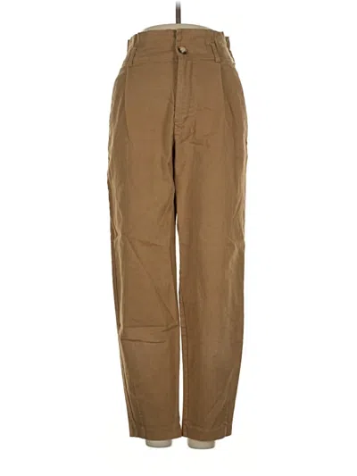 Pre-owned Zara Cargo Pants In Brown