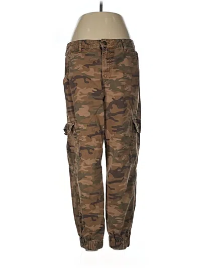 Pre-owned Zara Cargo Pants In Brown