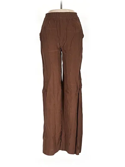 Pre-owned Zara Cargo Pants In Brown