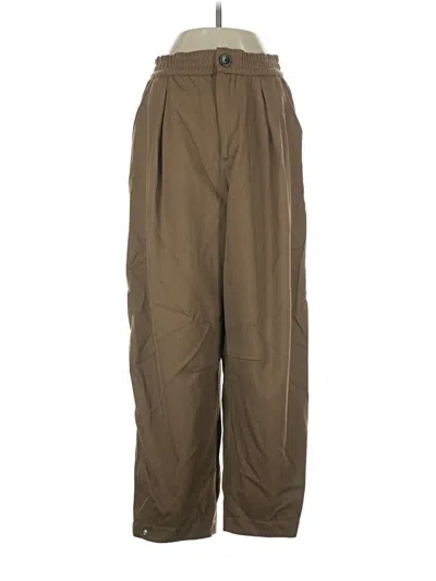 Pre-owned Zara Cargo Pants In Brown