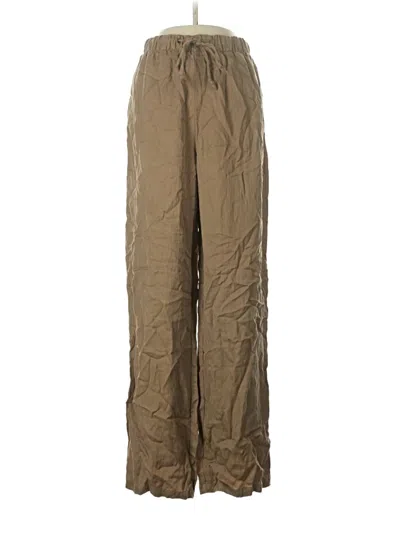 Pre-owned Zara Cargo Pants In Gold