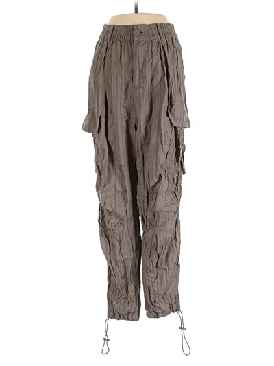 Pre-owned Zara Cargo Pants In Gray