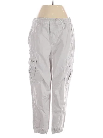 Pre-owned Zara Cargo Pants In Gray