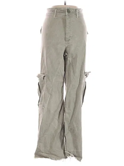 Pre-owned Zara Cargo Pants In Gray