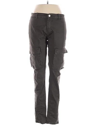 Pre-owned Zara Cargo Pants In Gray