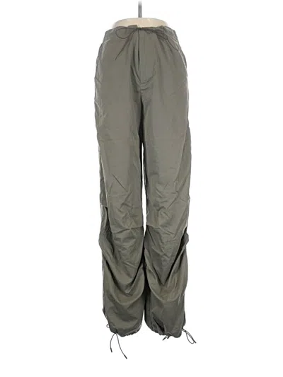 Pre-owned Zara Cargo Pants In Gray