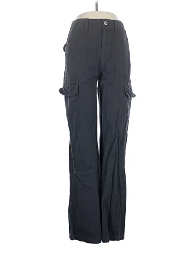 Pre-owned Zara Cargo Pants In Gray