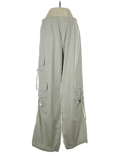 Pre-owned Zara Cargo Pants In Gray