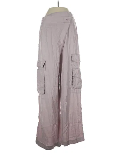 Pre-owned Zara Cargo Pants In Gray