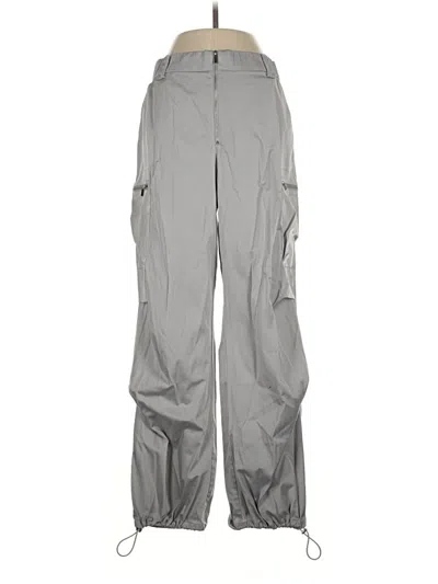Pre-owned Zara Cargo Pants In Gray