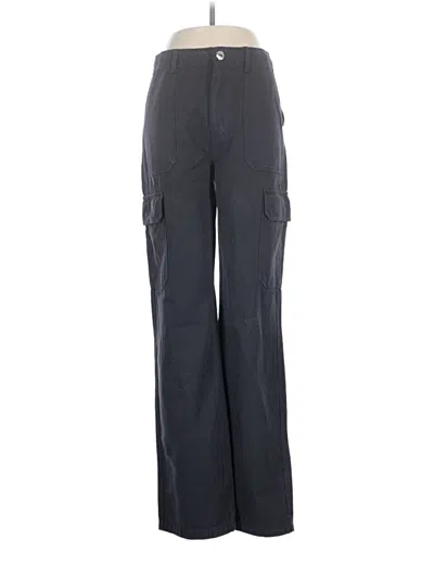Pre-owned Zara Cargo Pants In Gray