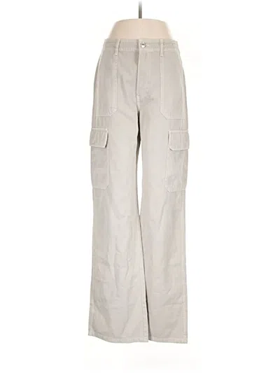 Pre-owned Zara Cargo Pants In Gray