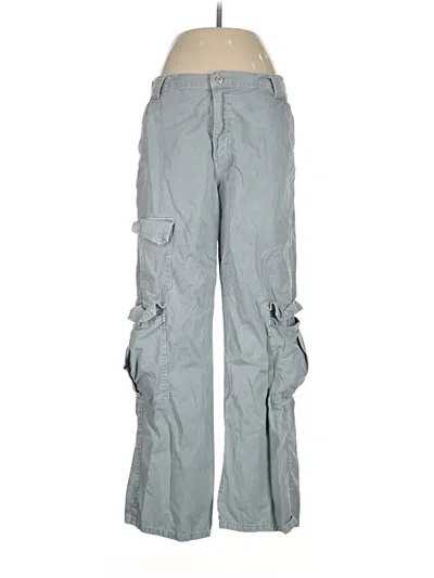 Pre-owned Zara Cargo Pants In Gray