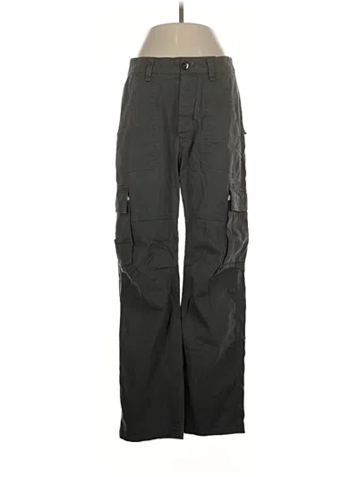 Pre-owned Zara Cargo Pants In Gray