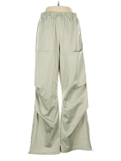 Pre-owned Zara Cargo Pants In Green