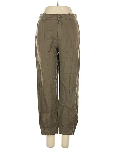 Pre-owned Zara Cargo Pants In Green
