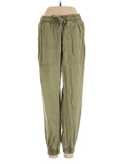 Pre-owned Zara Cargo Pants In Green