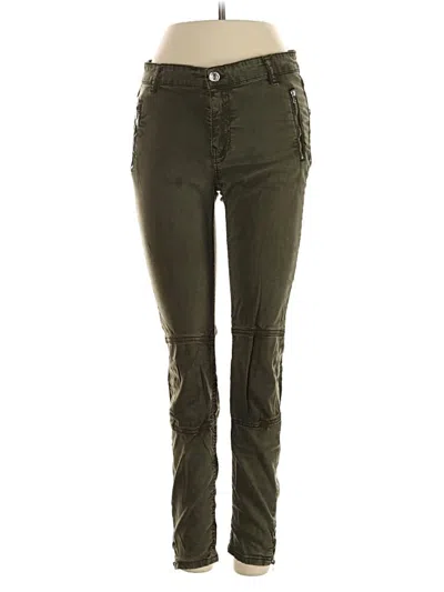 Pre-owned Zara Cargo Pants In Green