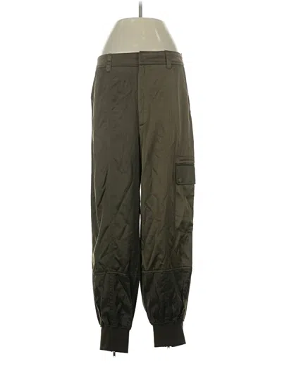 Pre-owned Zara Cargo Pants In Green