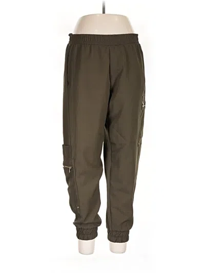 Pre-owned Zara Cargo Pants In Green