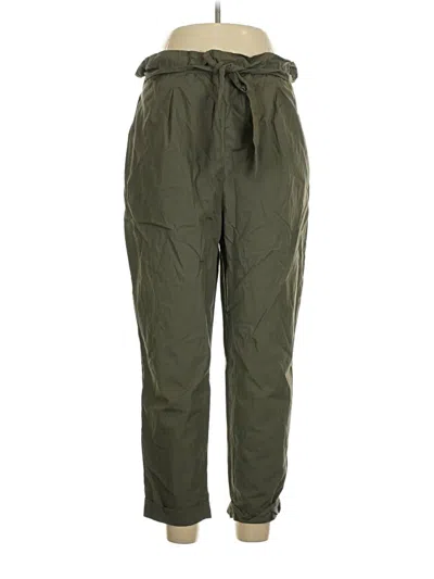 Pre-owned Zara Cargo Pants In Green