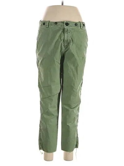 Pre-owned Zara Cargo Pants In Green