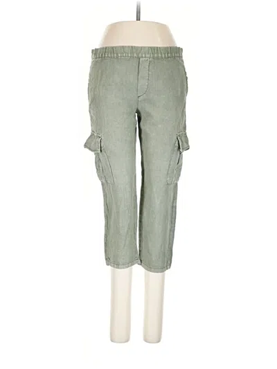 Pre-owned Zara Cargo Pants In Green
