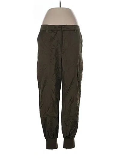 Pre-owned Zara Cargo Pants In Green